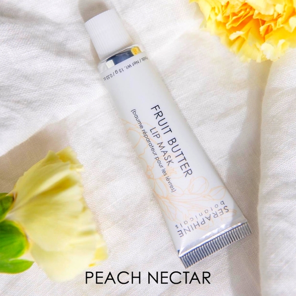 SERAPHINE botanicals, Fruit Butter - Lip Mask, Peach Nectar 0.53ozs - Picture 1 of 7